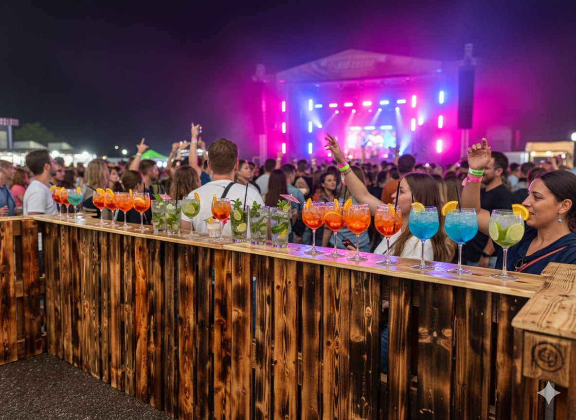 Festival Bar Setup