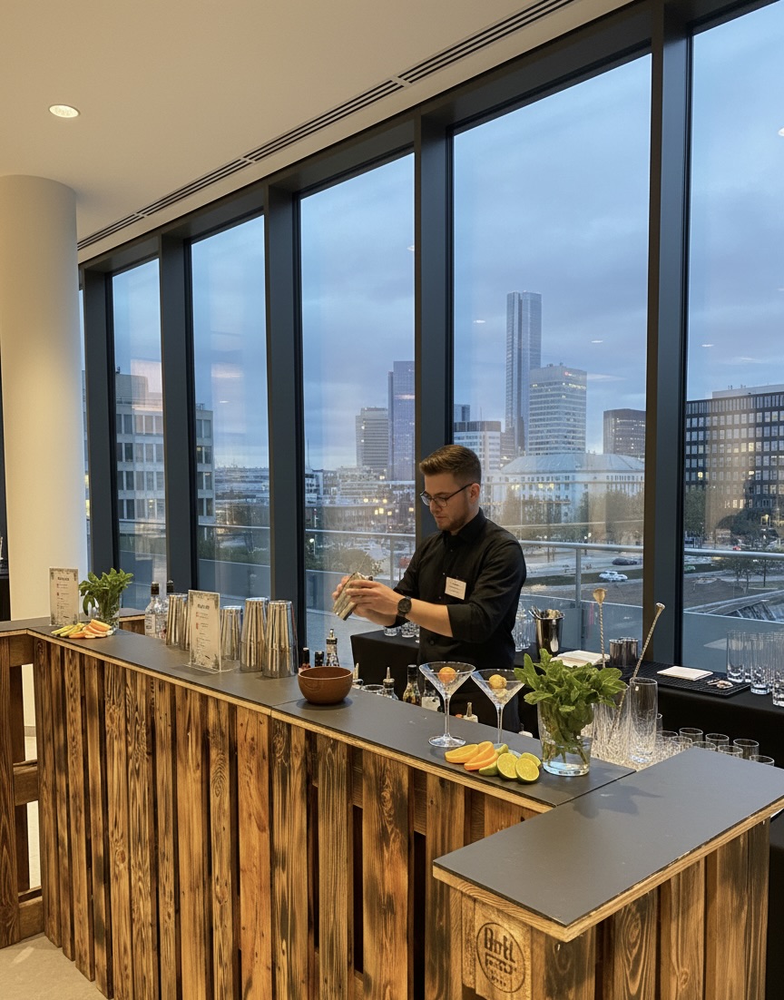 Cocktailbar bei Firmenfeier