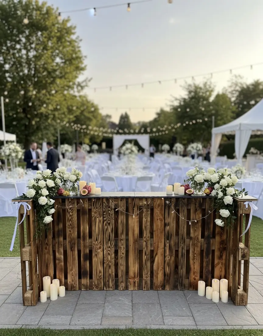 Cocktailbar bei Hochzeit
