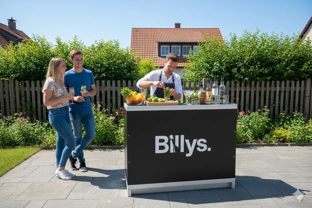 Moderne Bar im Garten