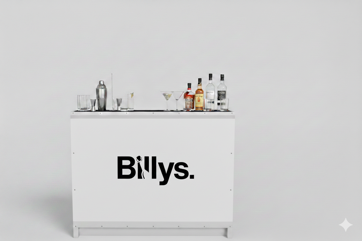 Klappbar von Billy's Cocktailservice - Kompakte mobile Cocktailbar