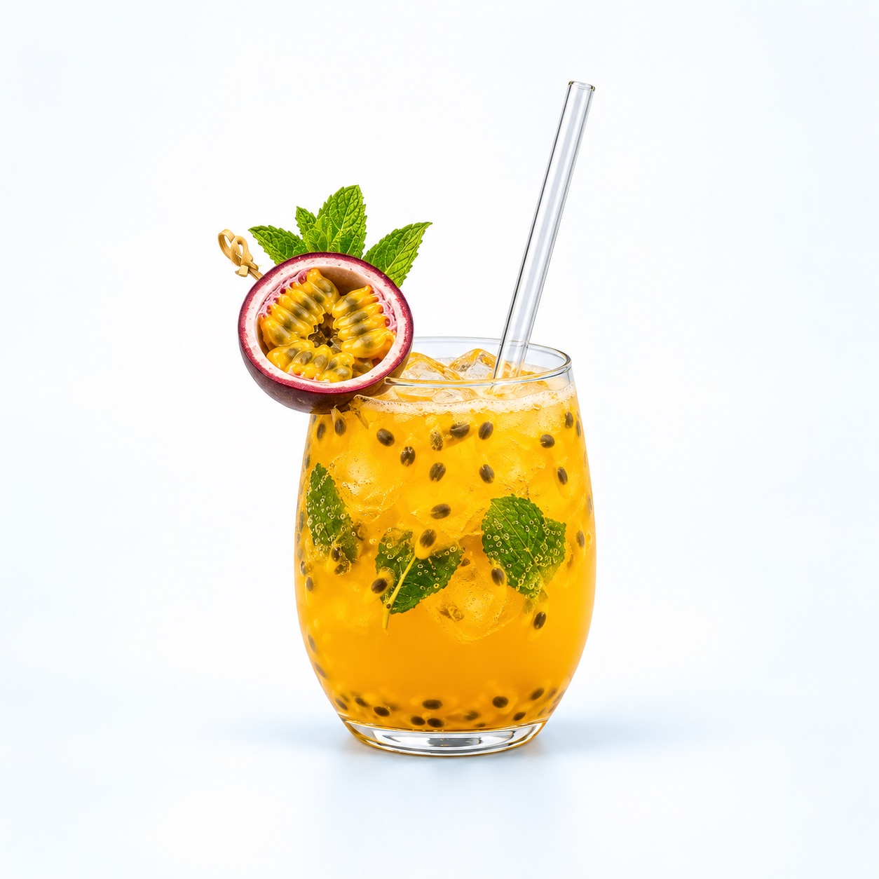 Maracuja Minz Spritz – Billys Cocktailkarte